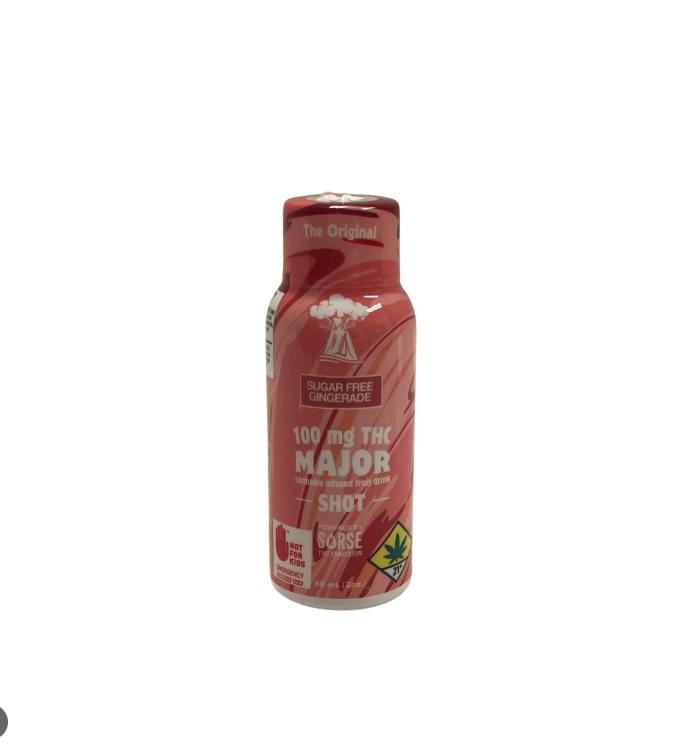 Major | Sugar Free Gingerade | Shot | 100mg | 2oz