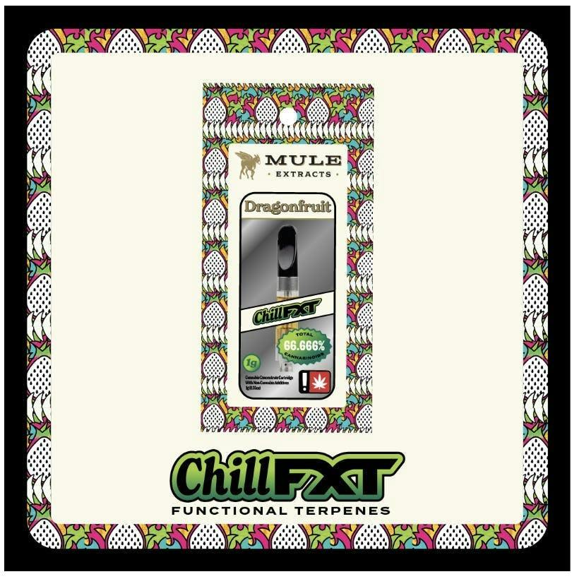 Dragonfruit (Chill) | FXT Cartridge | 1g by Mule Extracts