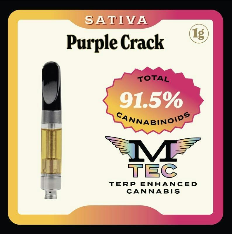 Purple Crack | M-TEC Cartridge | 1g by Mule Extracts