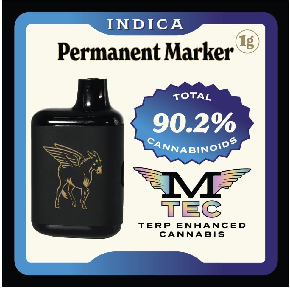 Permanent Marker | Dank Tank LR Disposable | 1g by Mule Extracts