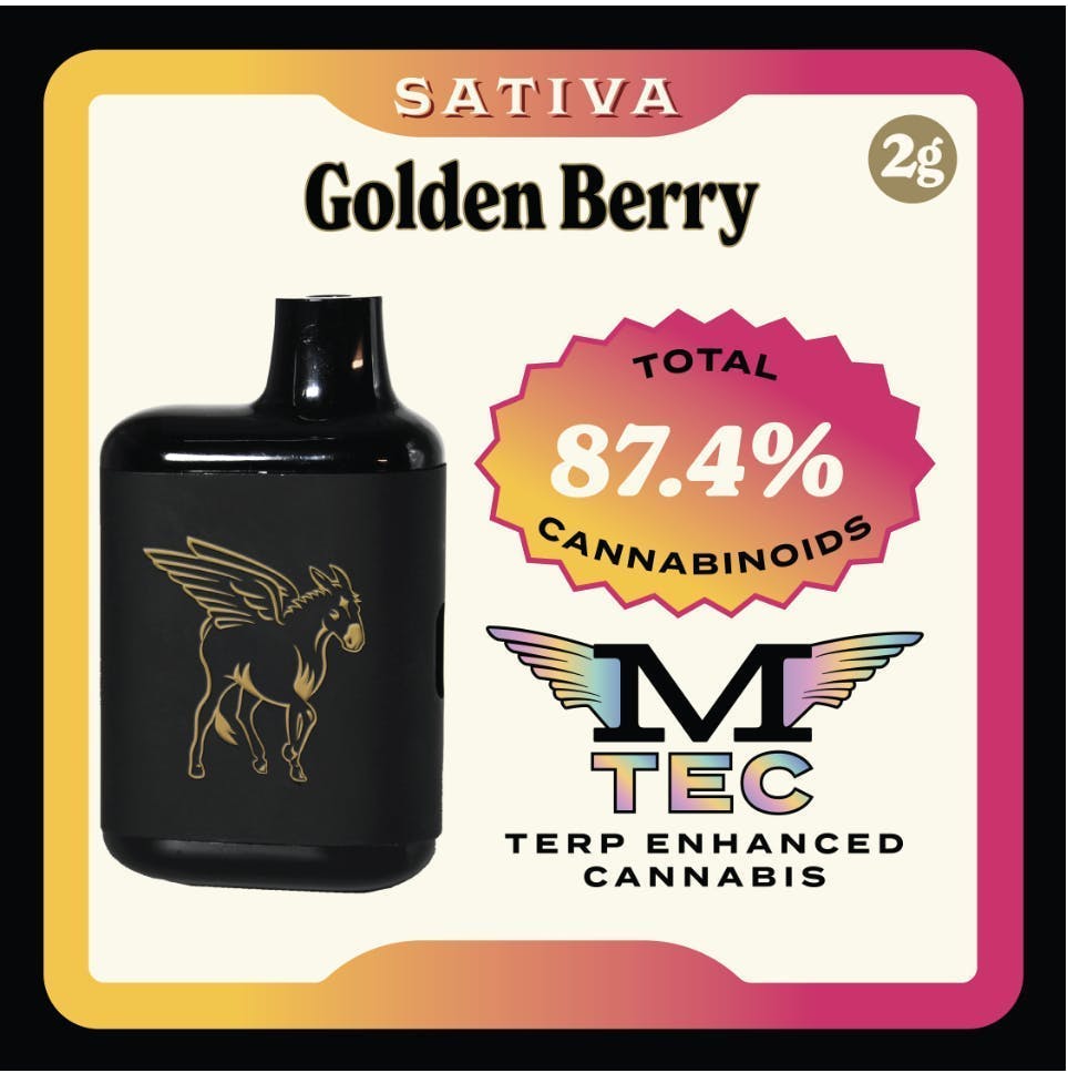 Golden Berry | Dank Tank LR Disposable | 2g by Mule Extracts