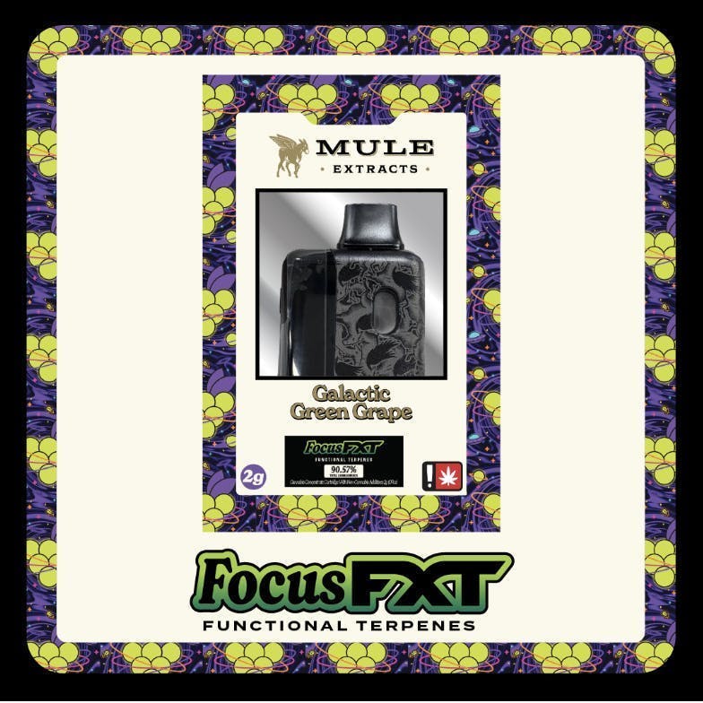 Galactic Green Grape (Focus) | FXT Disposable | 2g by Mule Extracts
