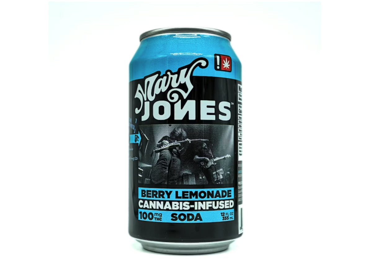 Mary Jones | Berry Lemonade Soda | Carbonated | 100mg | 12 fL oz