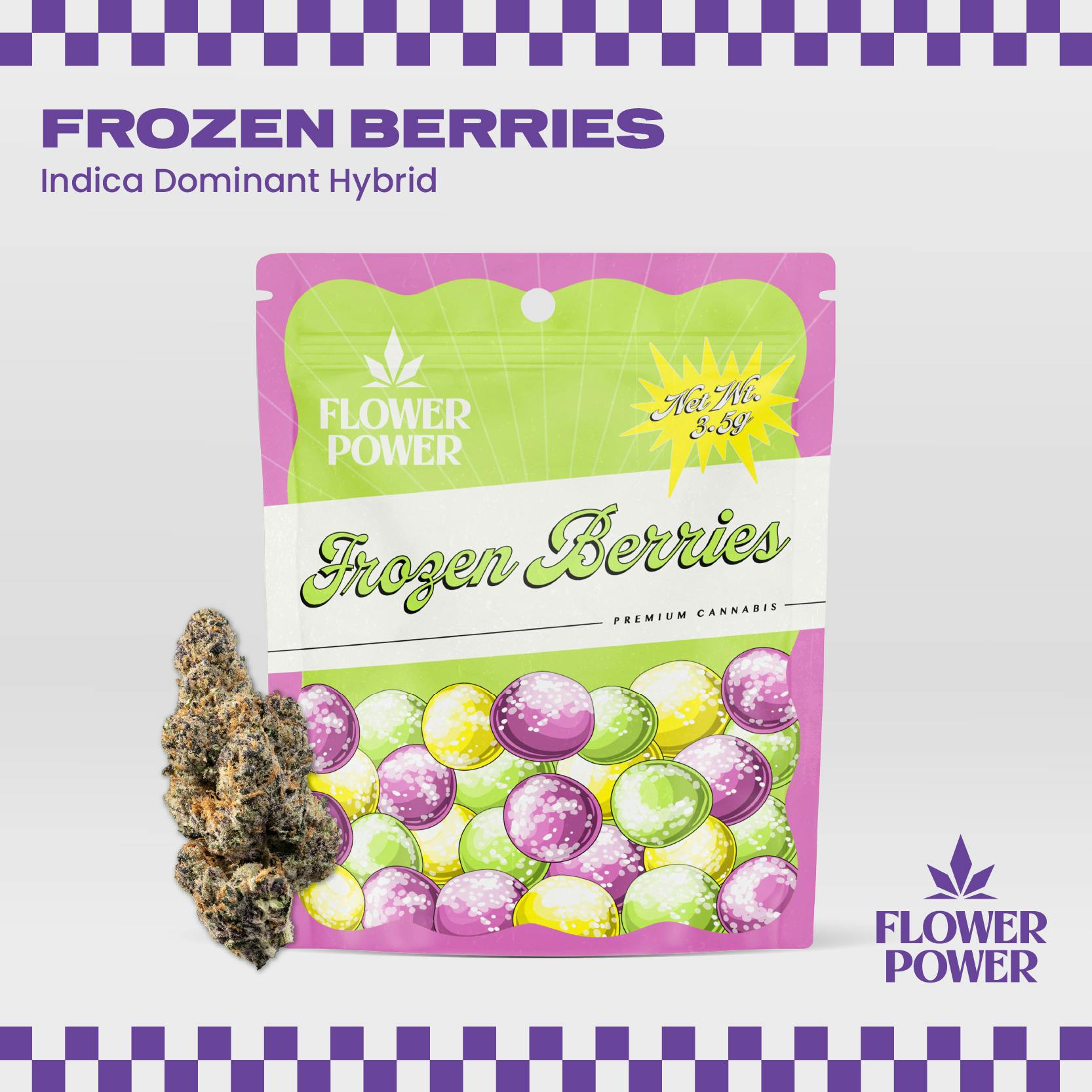 Frozen Berries 3.5G Pre Pack by Flower Power Cannabis