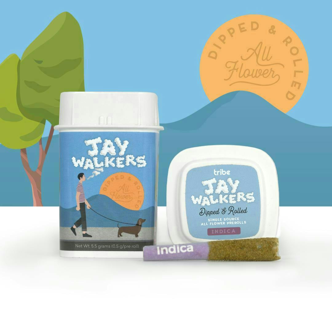 Tribe | Gorilla Grass | Jaywalkers Dipped Infused Minis | 0.55g each | 11pk