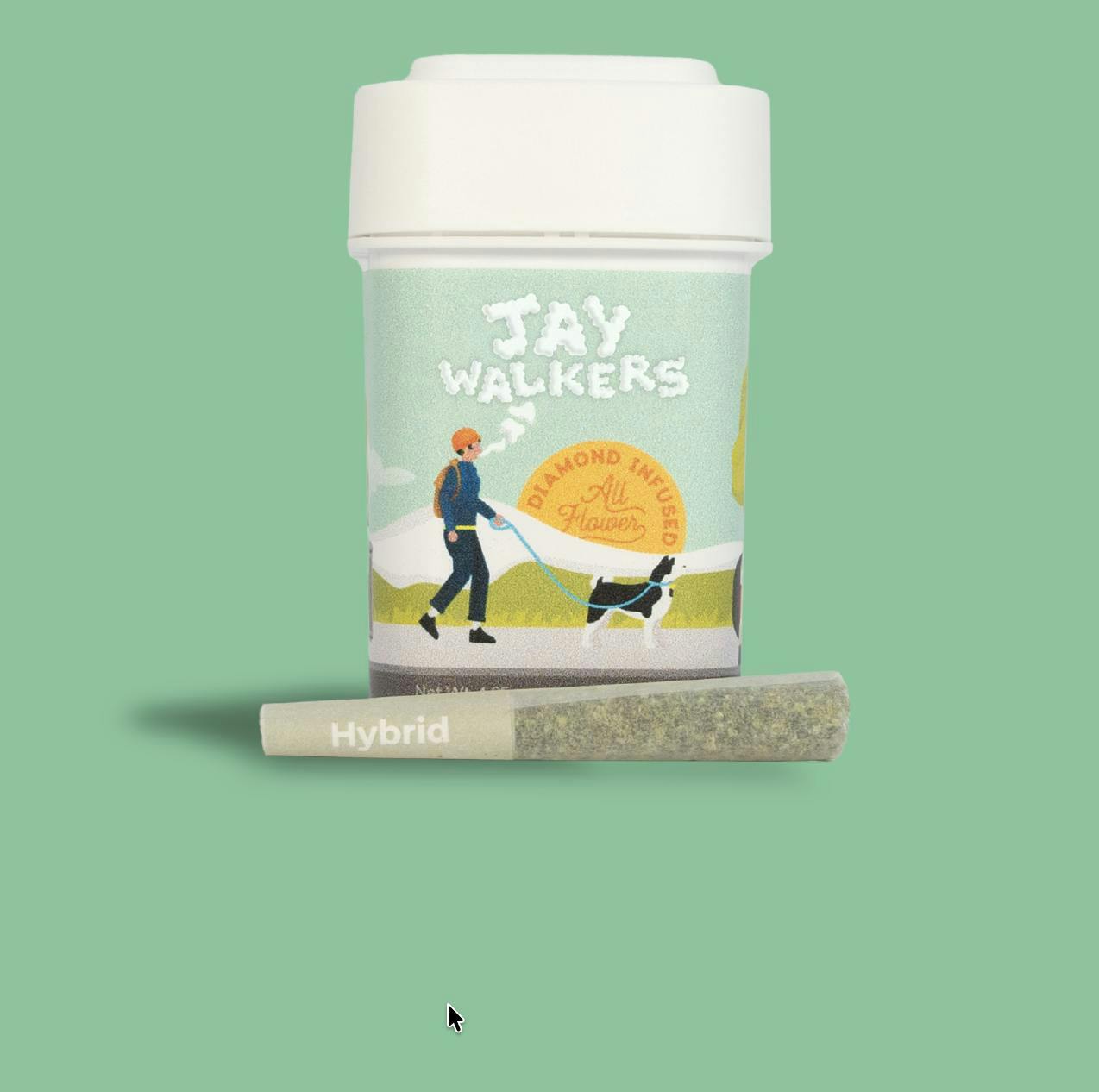 Tribe | Banana Milk | Jaywalkers Diamond Infused Minis | 0.45g each | 11pk