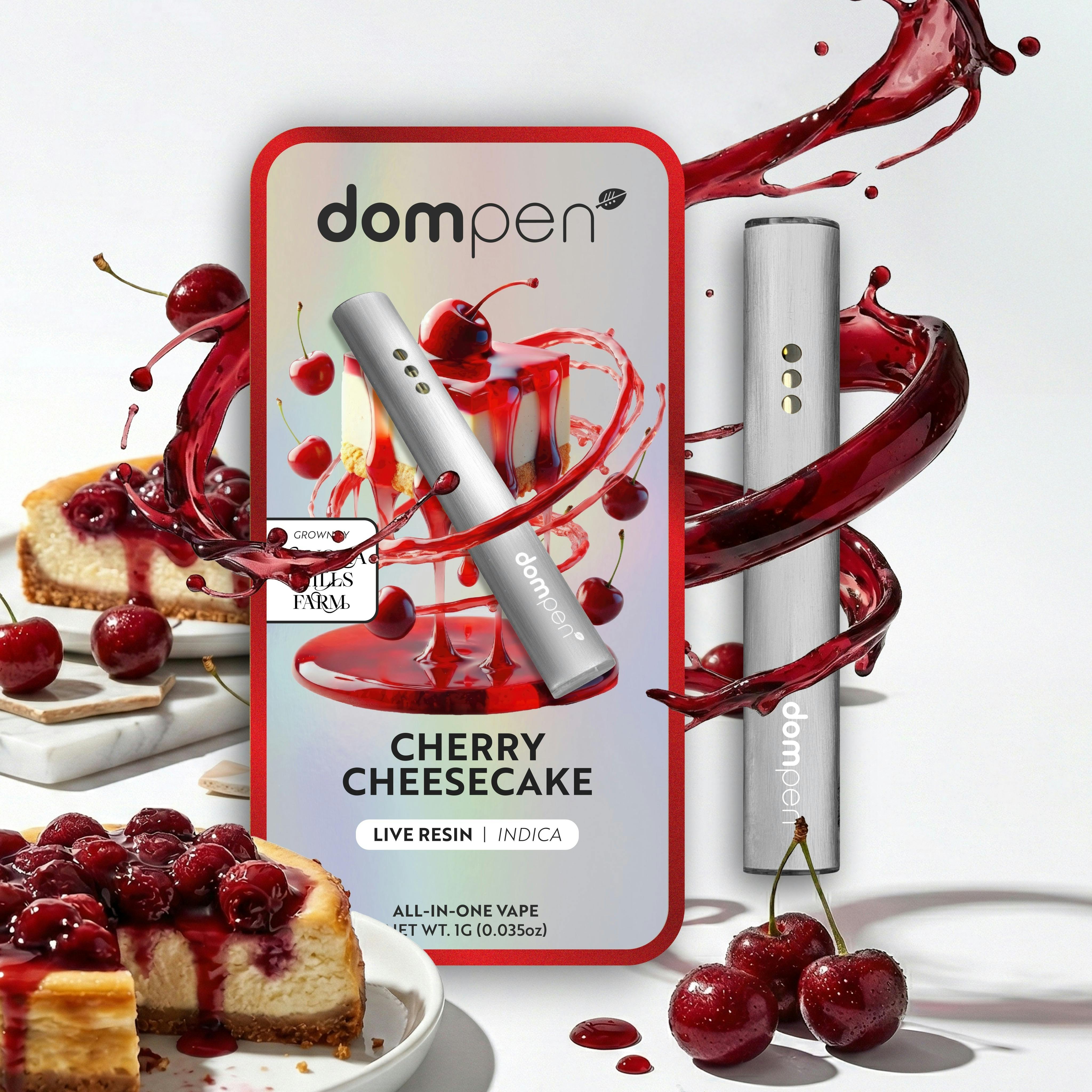 dompen — Cherry Cheesecake