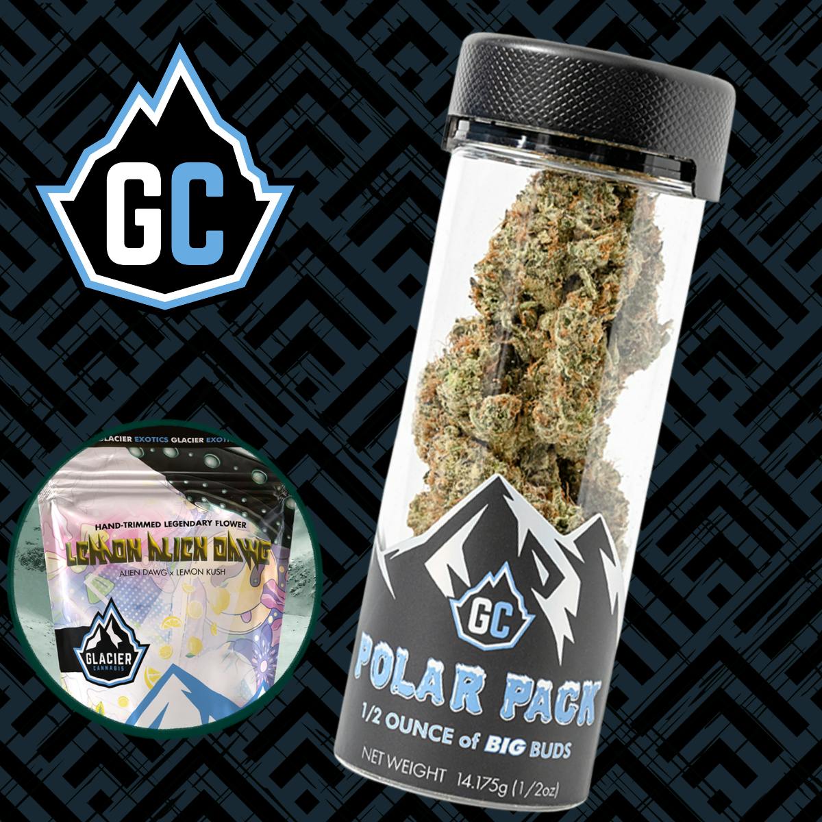 Glacier Cannabis | Lemon Alien Dawg | Polar Packs | 14g by Glacier Cannabis