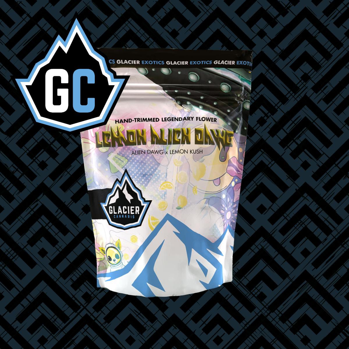 Lemon Alien Dawg | Prepacked Flower | 3.5g by Glacier Cannabis
