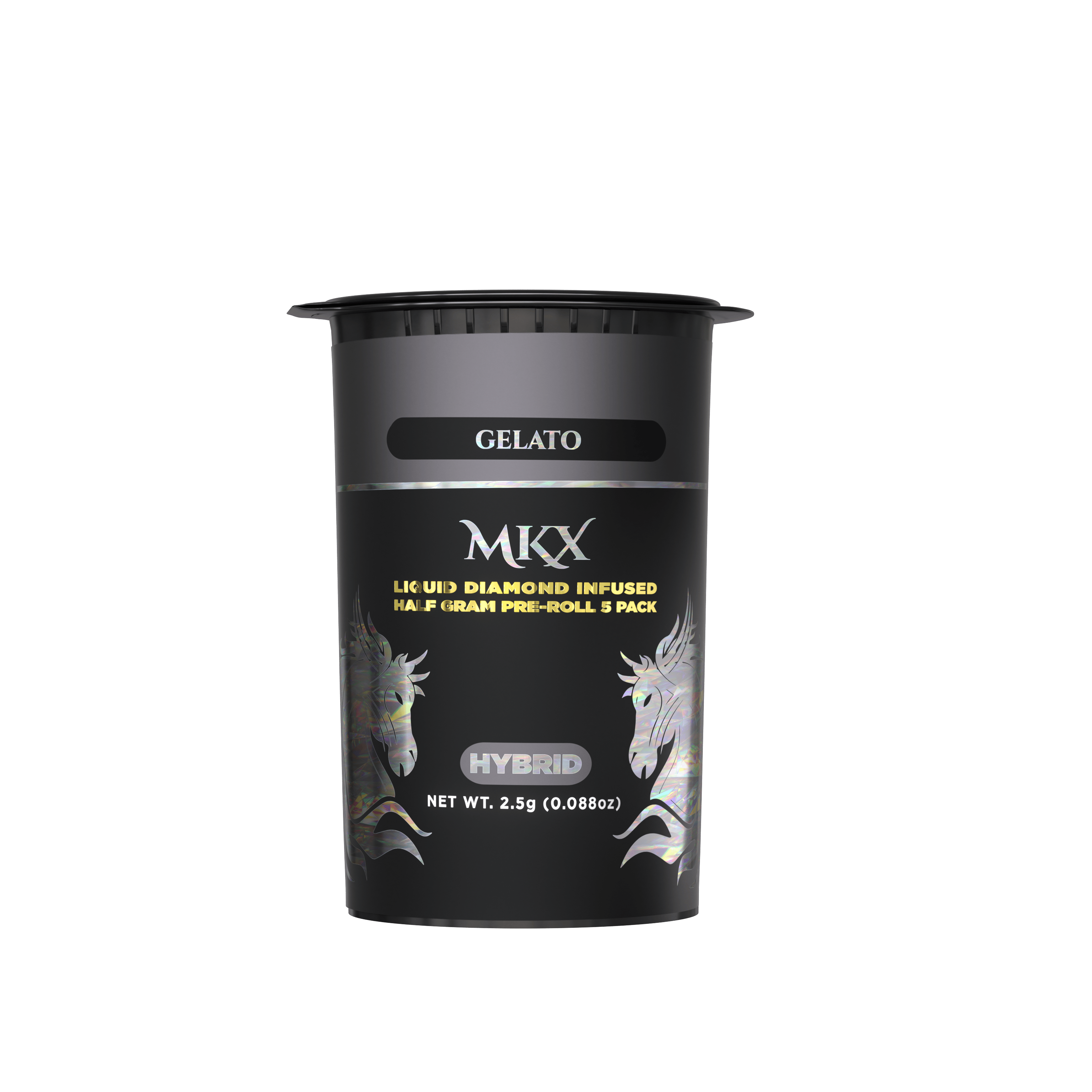 Gelato | Liquid Diamond Infused Minis | 0.5g each | 5pk by MKX Oil Co