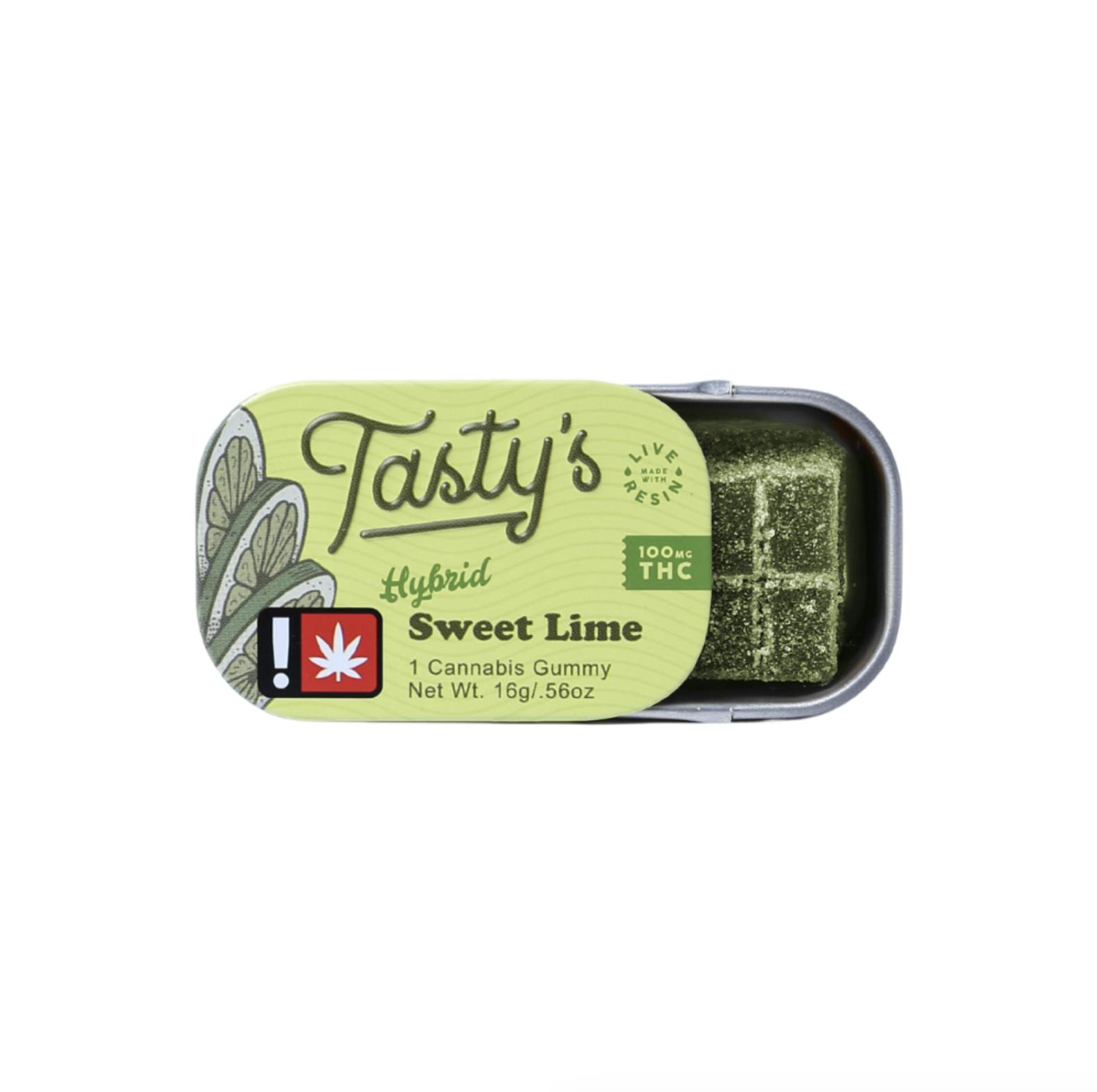 Tasty's | Sweet Lime Gummy | 100mg | Single