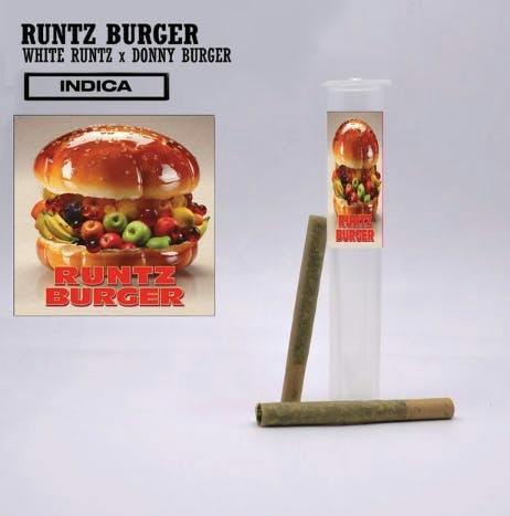 Bangers | Runtz Burger | Minis | 0.5g each | 2pk by Phat Panda