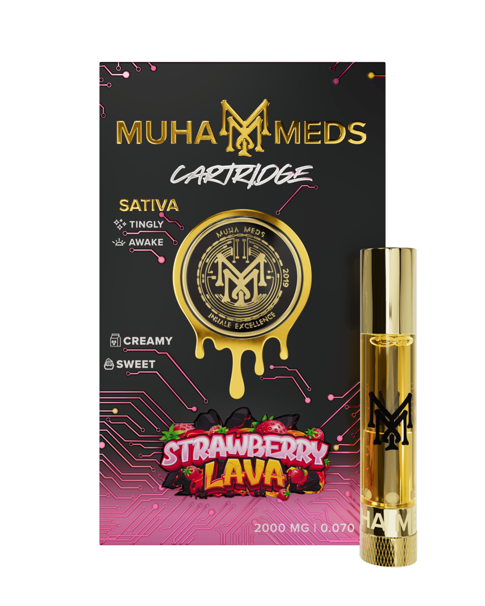 Muha Meds | Strawberry Lava | Cartridge | 2g