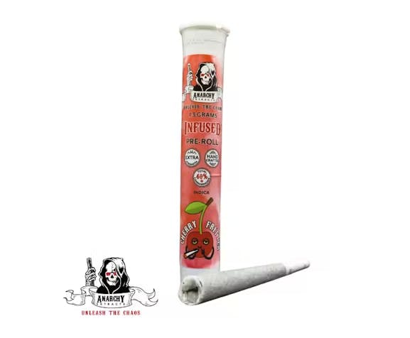 Anarchy Extracts | Cherry Fritter | Infused Joint | 1.3g