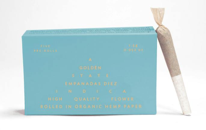 A Golden State | Empanadas Diez | Minis | 0.3g ea | 5pk