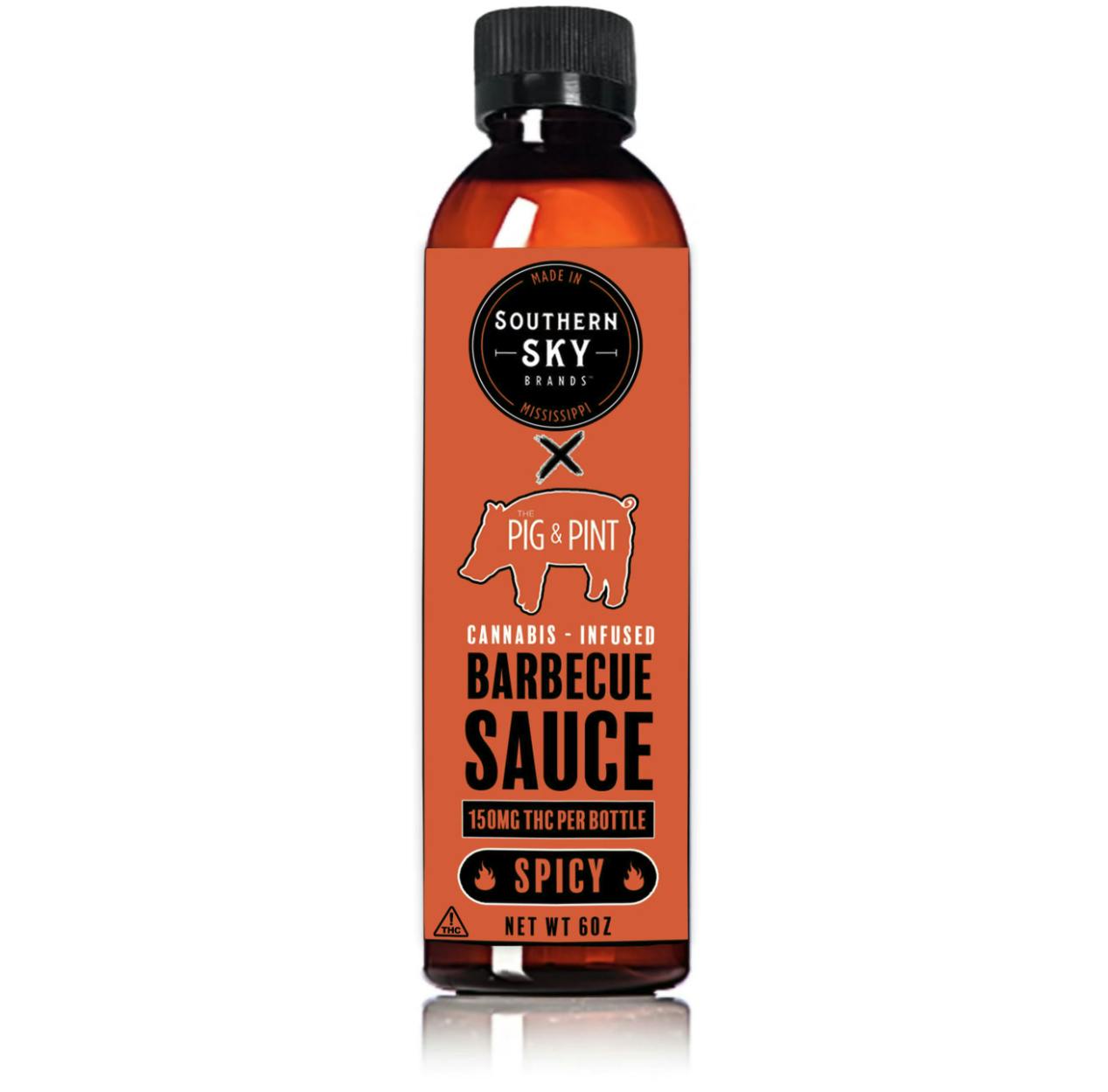 Southern Sky Brands | Spicy BBQ Sauce | 150mg at DABBS Cannabis Dispensary