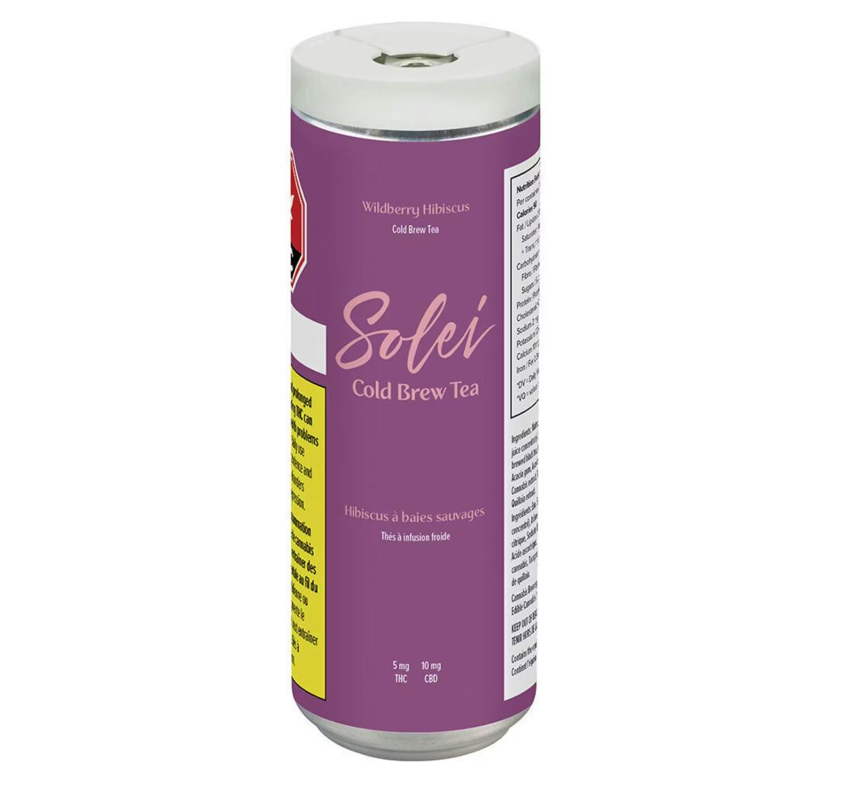 Solei | Wildberry Hibiscus | Cold Brew Tea | 355ml