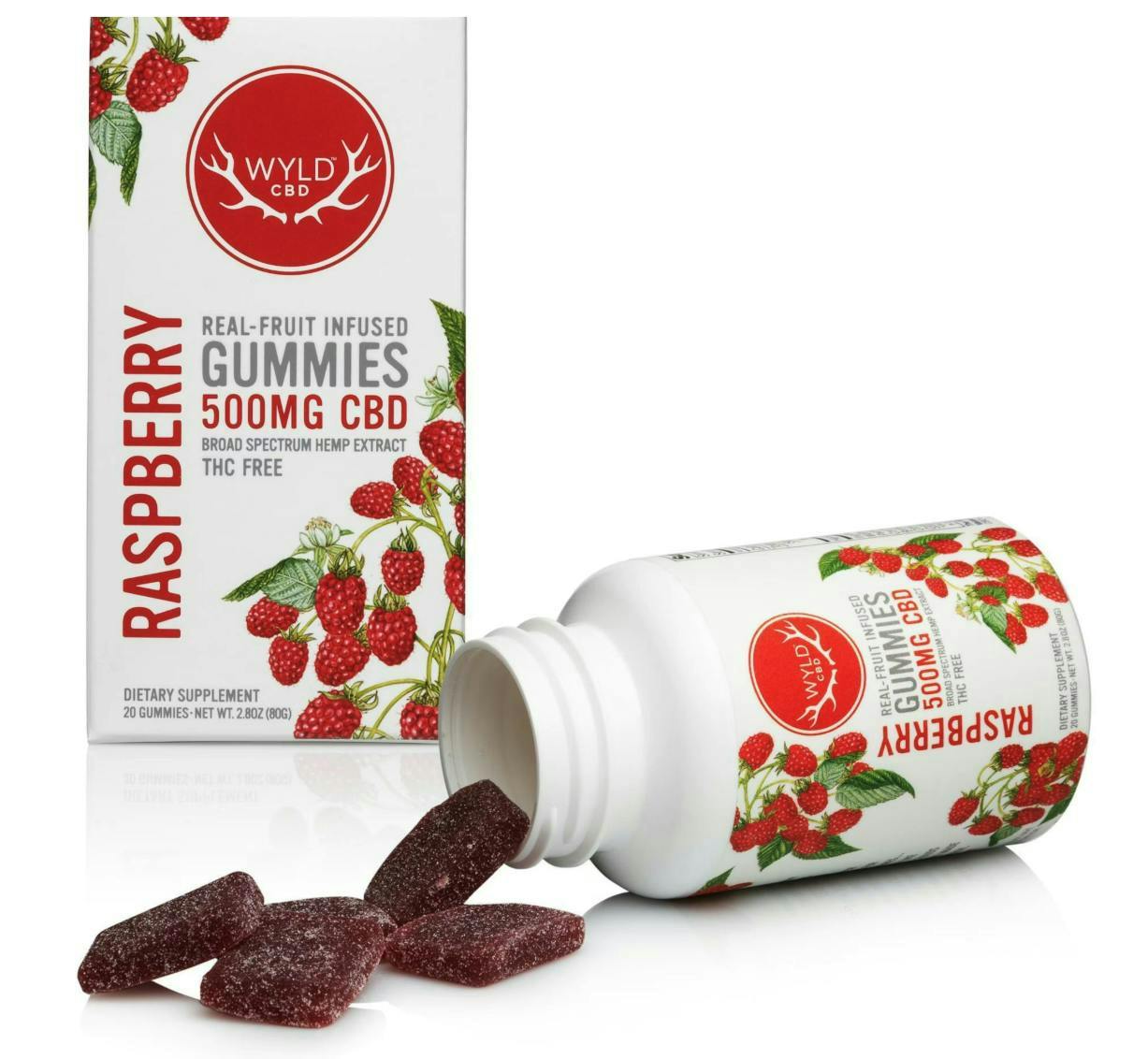 Wyld: Raspberry CBD Gummies - 20ct