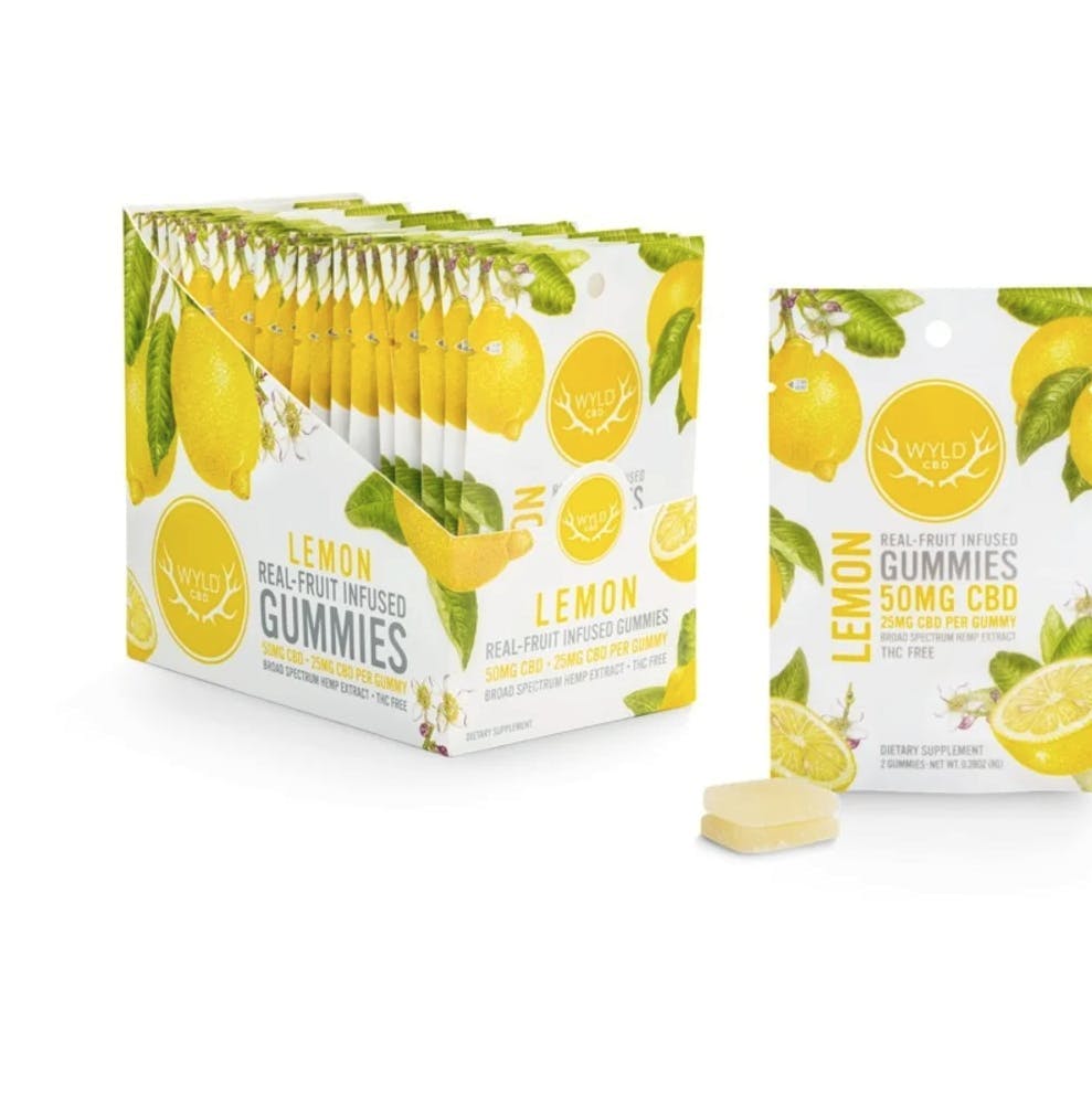 WYLD | Lemon CBD Gummies | 2ct