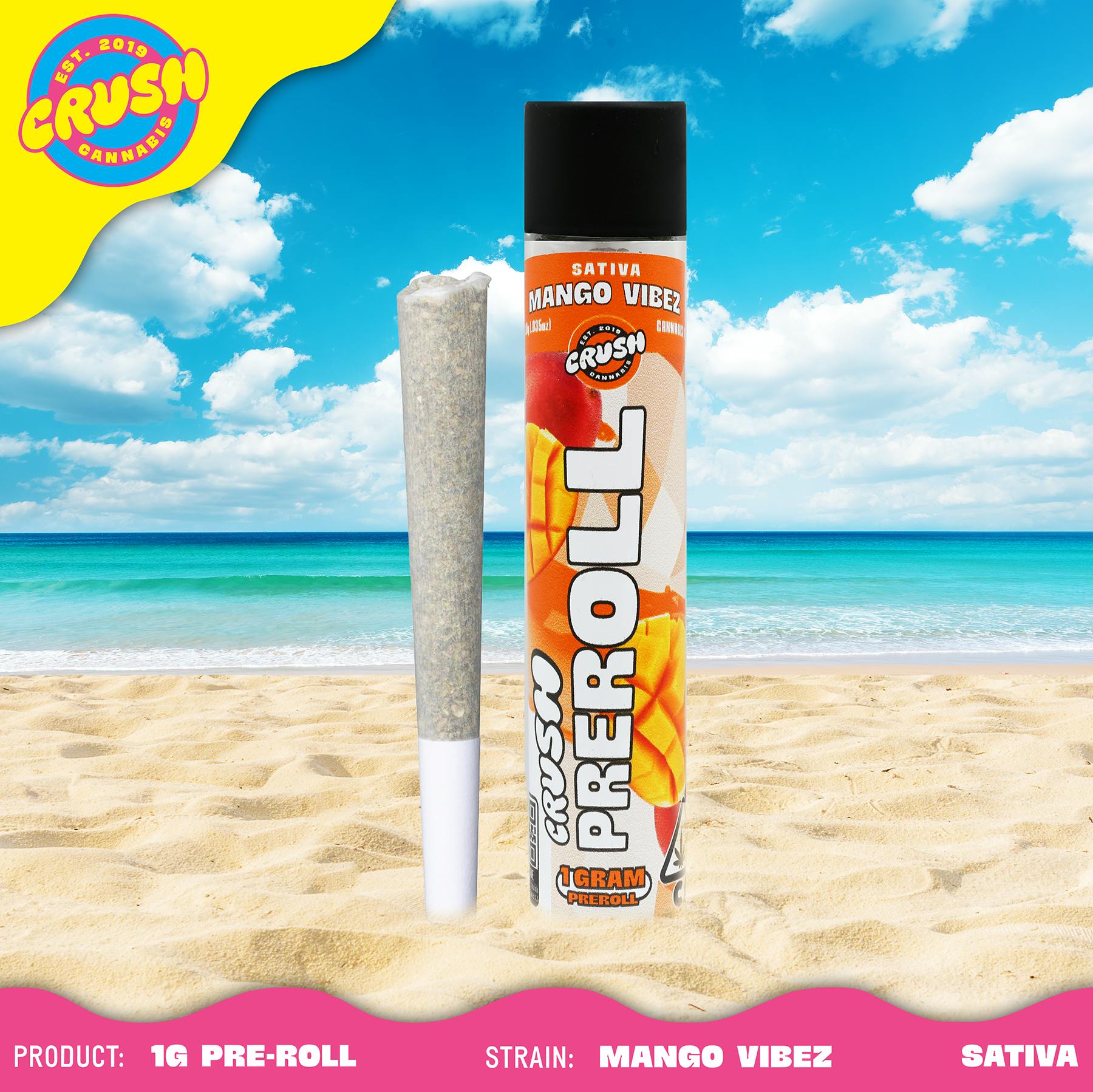 Crush Cannabis | Mango Vibez | Joint | 1g