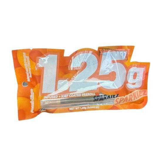 Sparklez | Peach Rings | Infused Joint | 1.25g