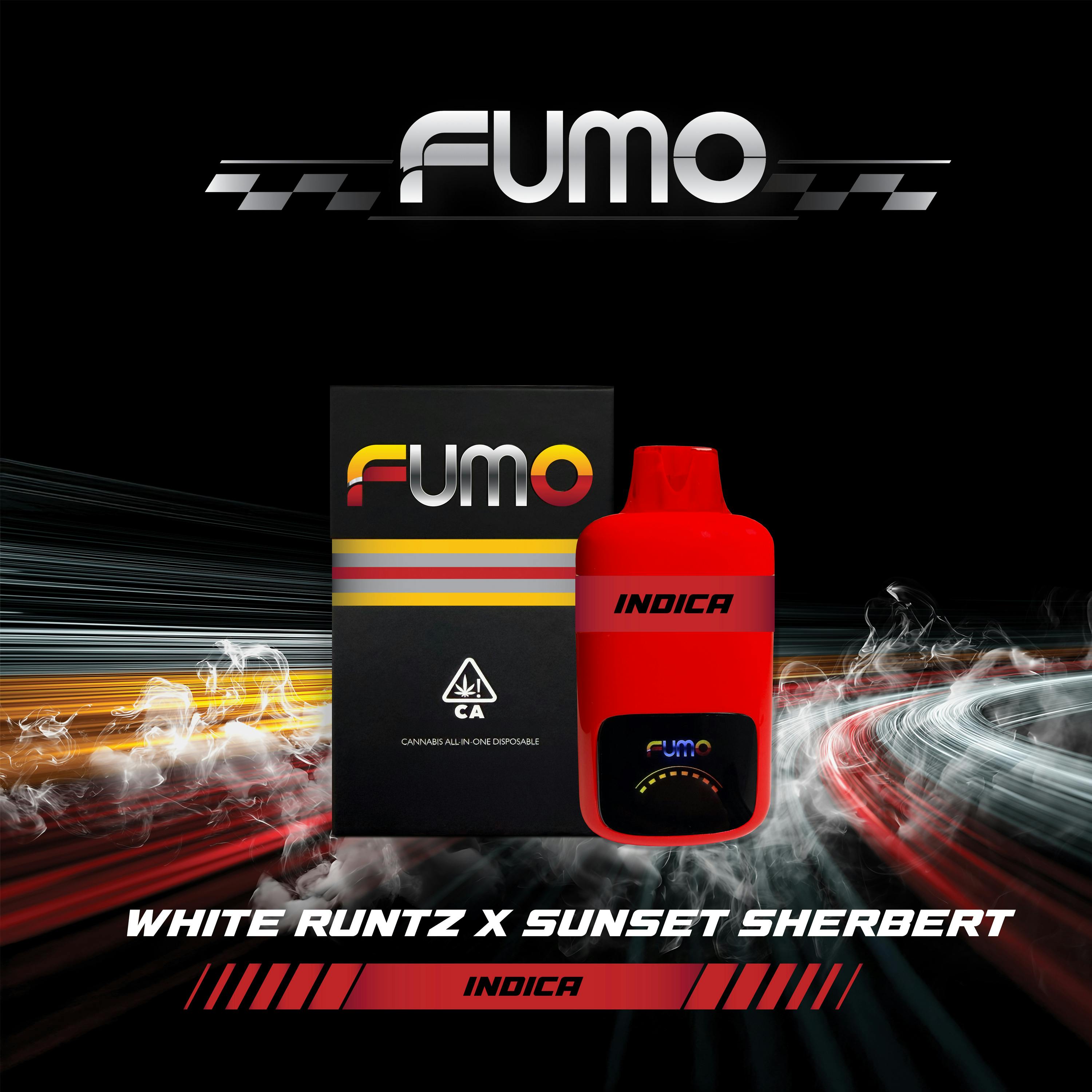 FUMO- WHITE RUNTZ X SUNSET SHERBERT - Liquid Diamond/Live Resin 1G - Fumo