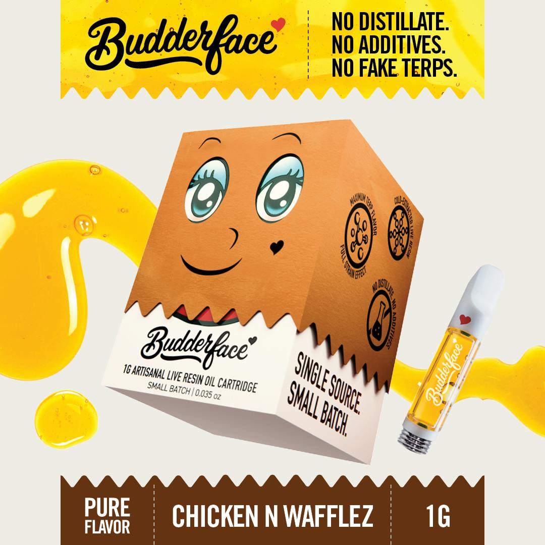vape chicken flavor Where to buy BUDDERFACE | n Wafflez | 1G | Artisanal Live Resin 510 Cart by Detour — prices at 2 dispensaries Flavour:Peach Orange Mixed Berry Disposable Vape because veggies are good Voopoo Argus Air vape