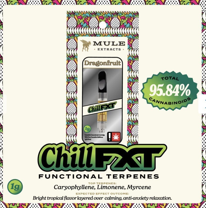 Mule Extracts: Dragonfruit (Chill) - FXT Cartridge - 1g