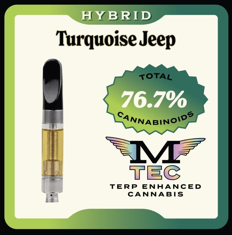 Mule Extracts: Turquoise Jeep