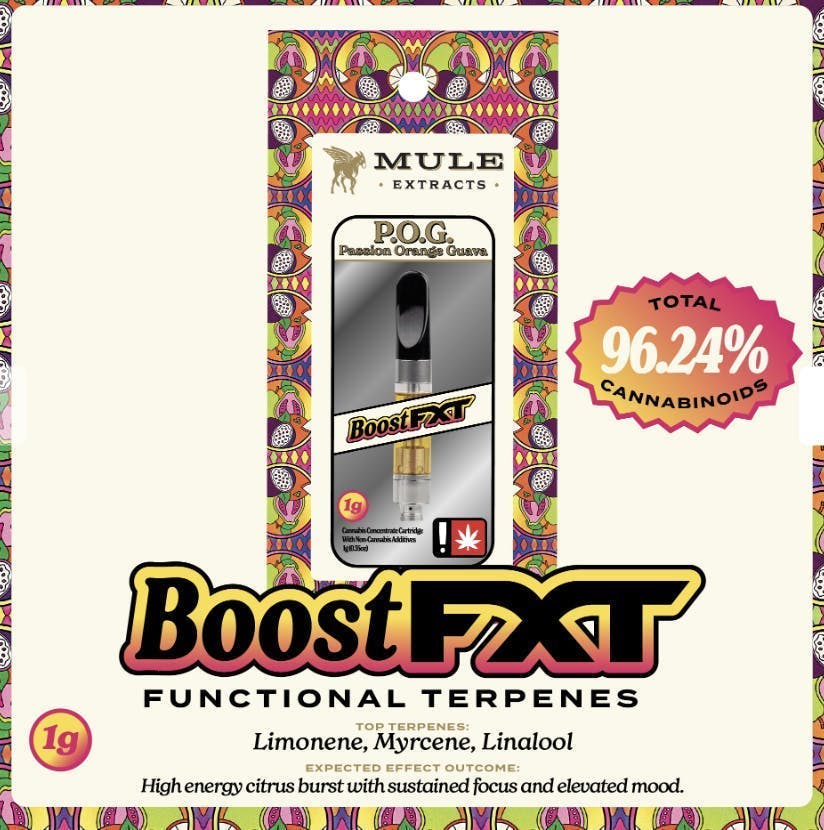 Mule Extracts: POG (Boost) - FXT Cartridge - 1g