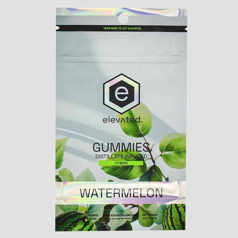 Elevated Labs | Watermelon Distillate Gummies | 500mg | 10ct | 50mg/ea by Elevated Labs