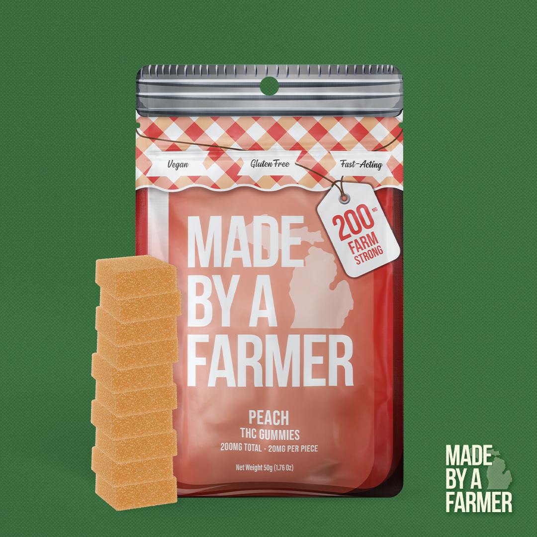 MBAF | 200MG Full Spec Nano Gummy | Peach