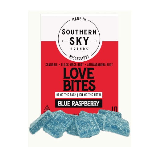 Southern Sky | Love Bites Gummies | 100mg | 10ct | 10mg/ea by Southern Sky Brands