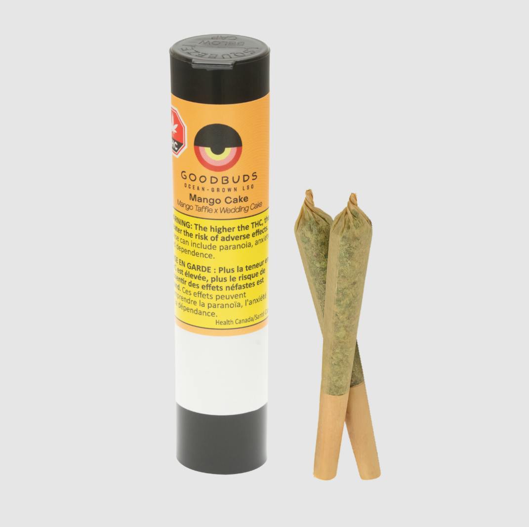 Good Buds | Mango Cake | Joints | 0.5g each | 2pk
