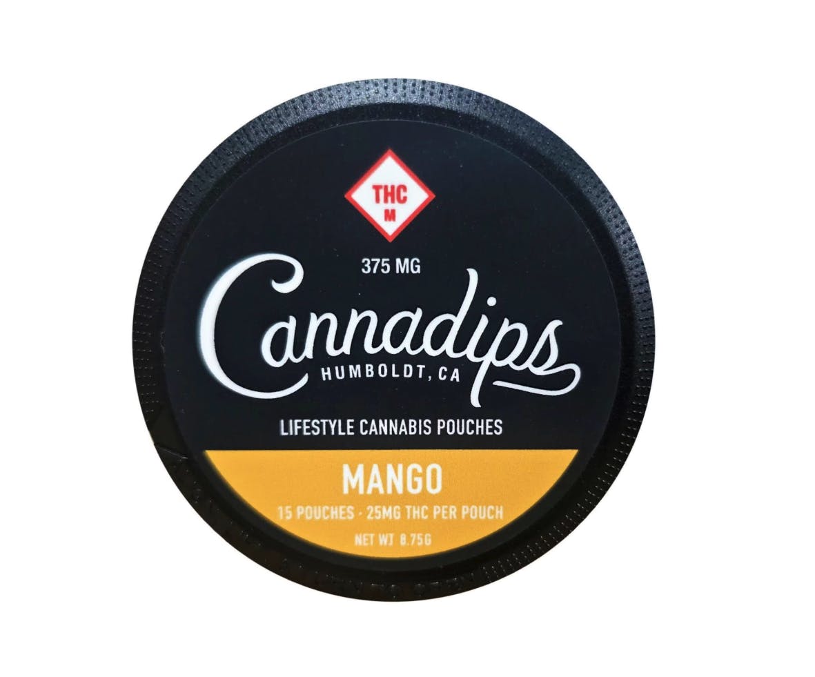 Cannadips | Mango Pouches | 375mg | 15ct | 25mg/ea - Blue Sage