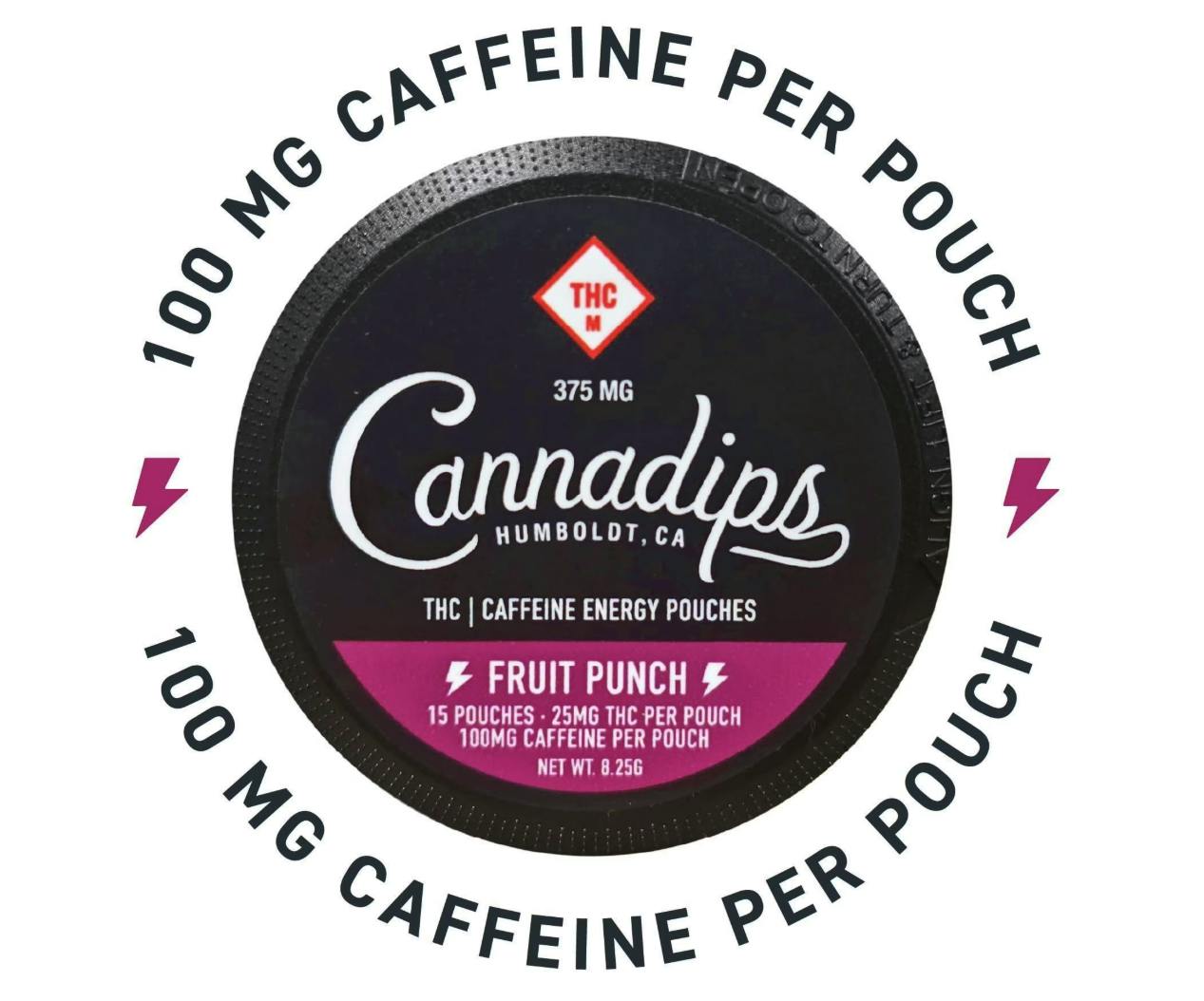 Cannadips | Fruit Punch Pouches | 275mg | 15ct | 25mg/ea