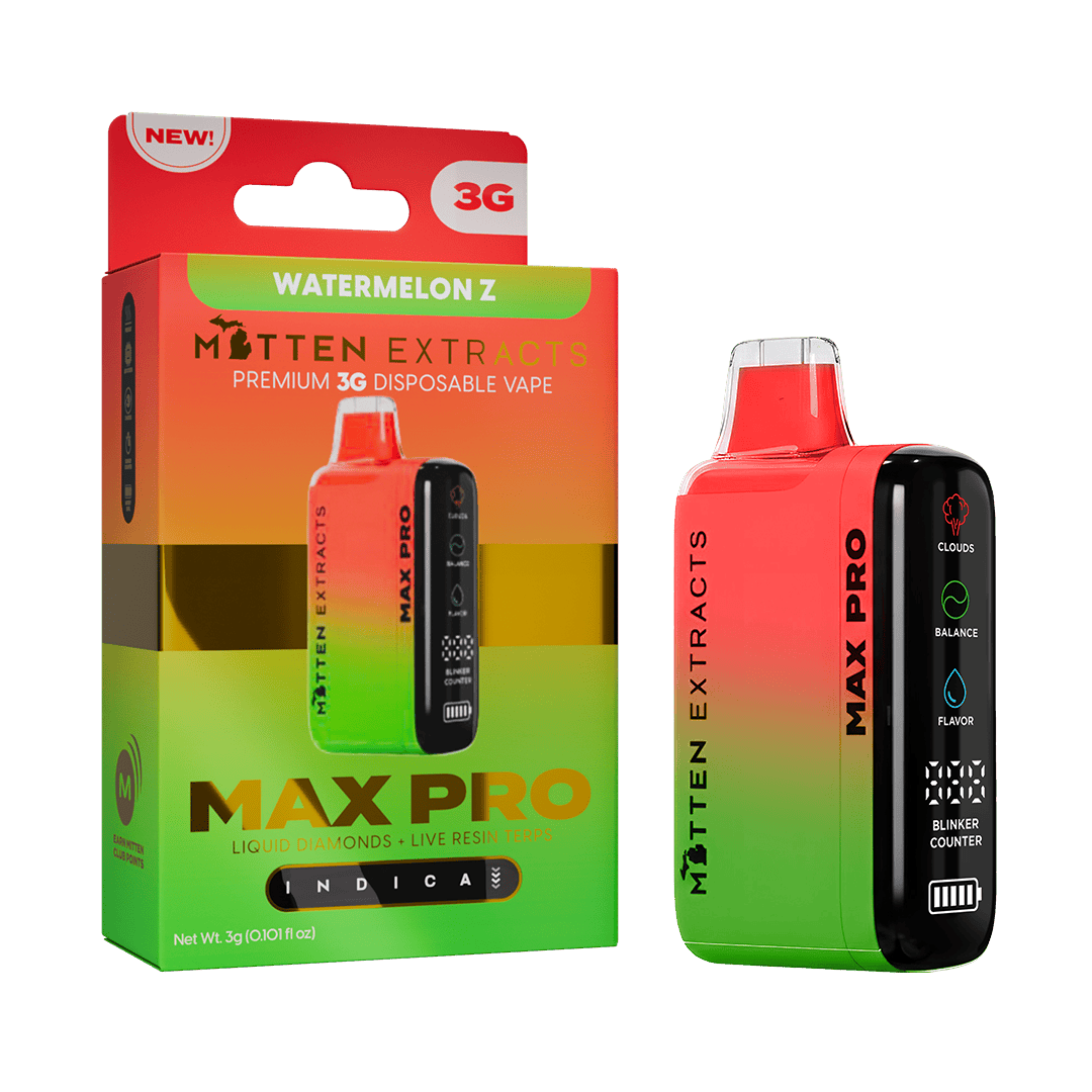 Mitten Extracts | Watermelon Z MAX PRO Disposable Vape | 3g - Mitten  Extracts
