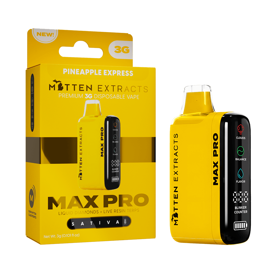 Mitten Extracts | Pineapple Express MAX PRO Disposable Vape | 3g