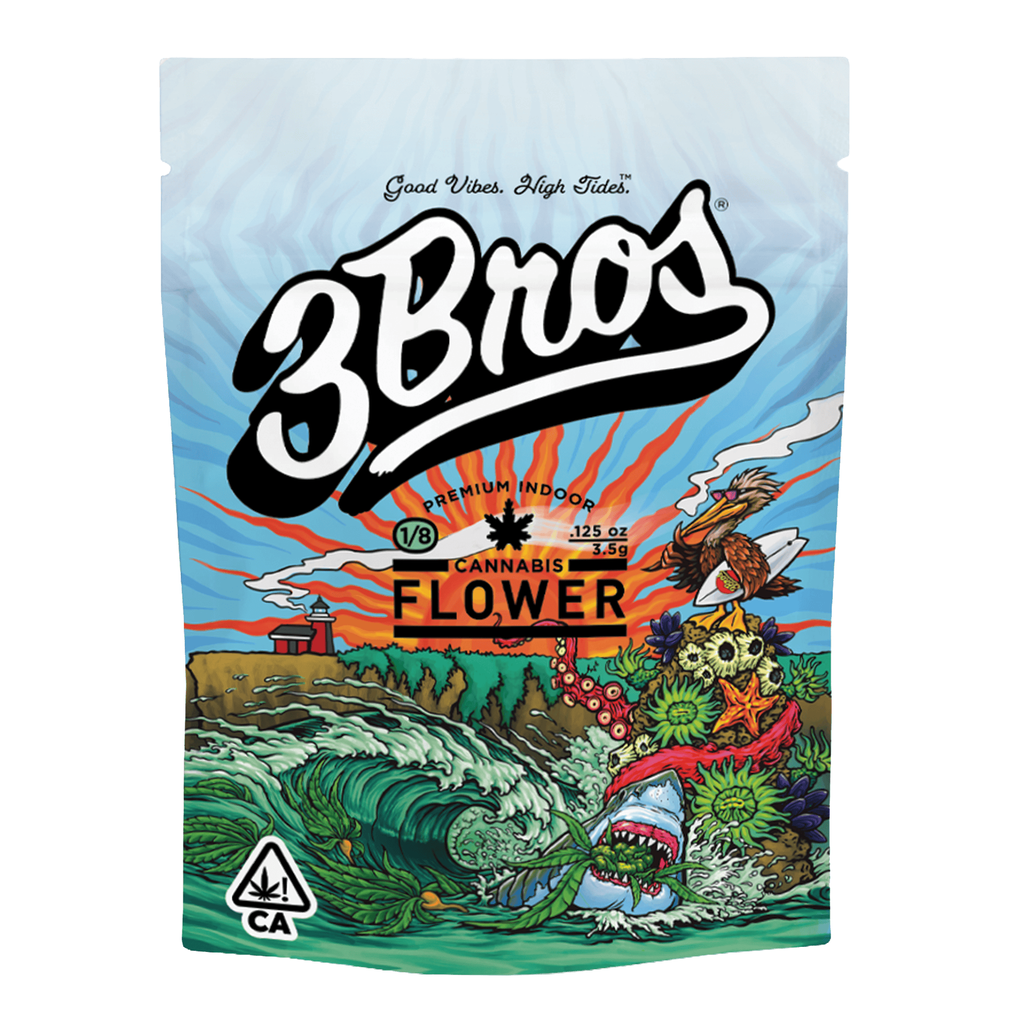 3 Bros | Indoor Flower | 3.5g | Ghost Truffle | Indica