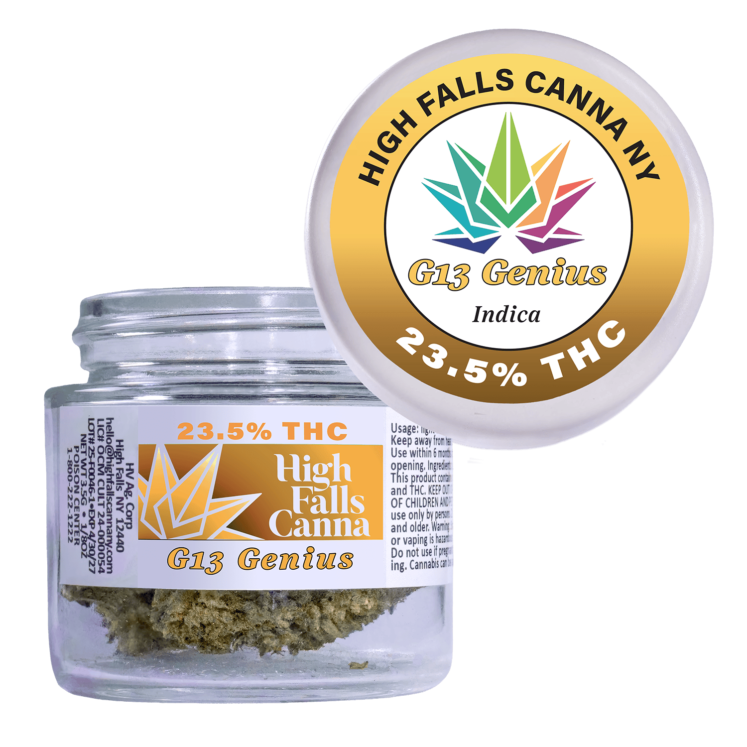 High Falls Canna | G13 Genius | 3.5g by High Falls Canna NY