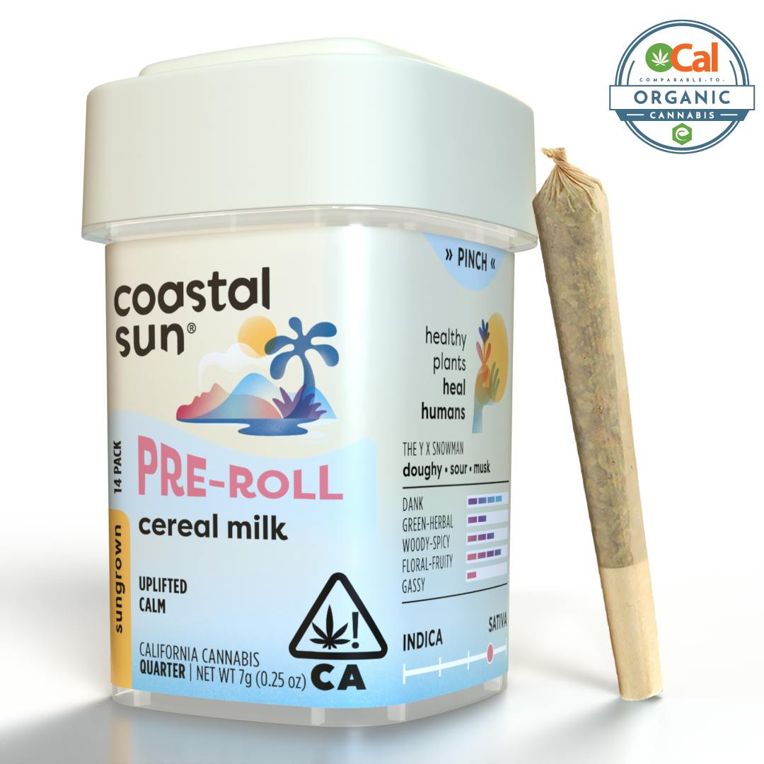 Coastal Sun | Cereal Milk | Mini Joints | 0.5g | 14pk