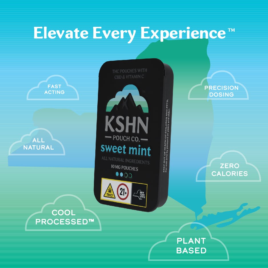 Sweet Mint | KSHN 10mg THC Pouch [10ct]