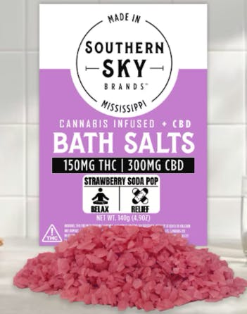 Southern Sky | Strawberry Soda Pop | Bath Salts | 150mg at ROOTDOWN