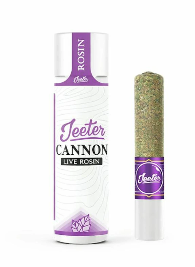 Jeeter Lilac GMO Cannon · Rosin Infused Joint · 1.3g, Infused Pre-Rolls