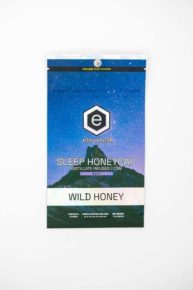 Elevated | Wild Honey Sleep Caps | CBN Capsules | 100mg | 10ct | 10mg/ea by Elevated Labs