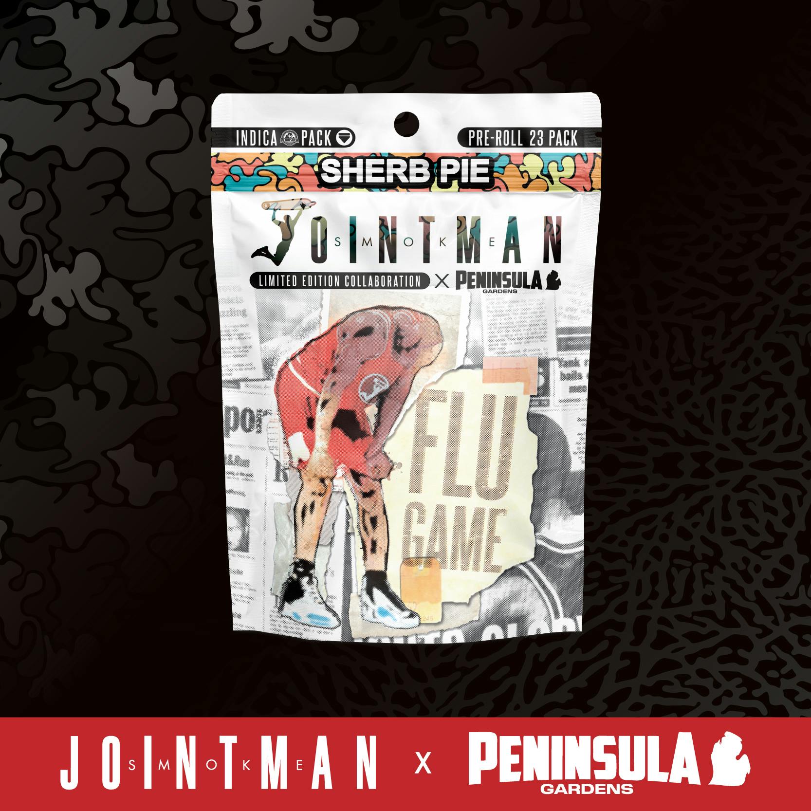 Jointman x Peninsula - 1oz Pre-packed (23) Pre-rolls - Sherb Pie - Jointman