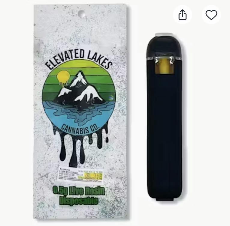 Elevated Lakes | Frozen Papaya | Disposable | .5g by Elevated Lakes
