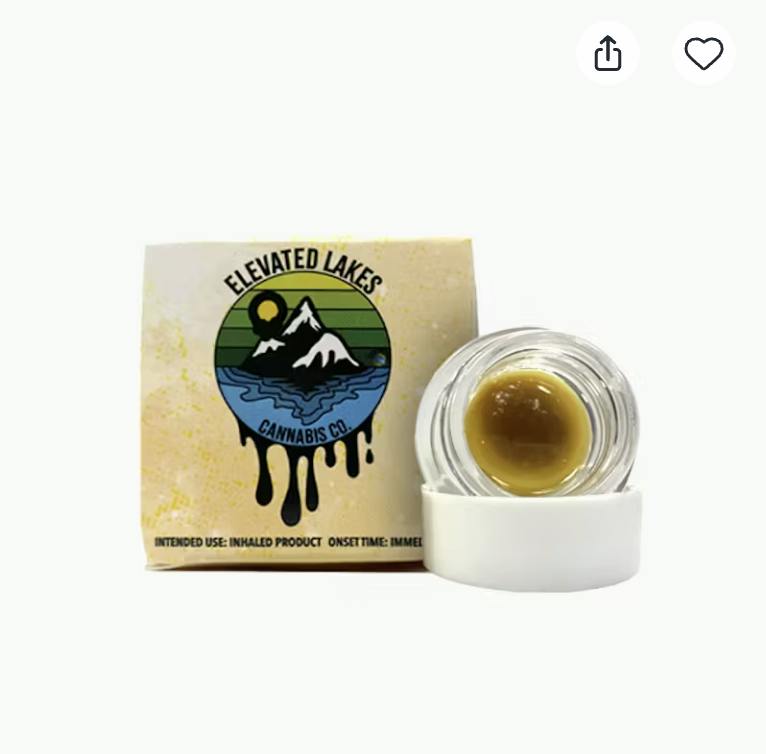 Elevated lakes | Bio Flux | Live Rosin | 1g