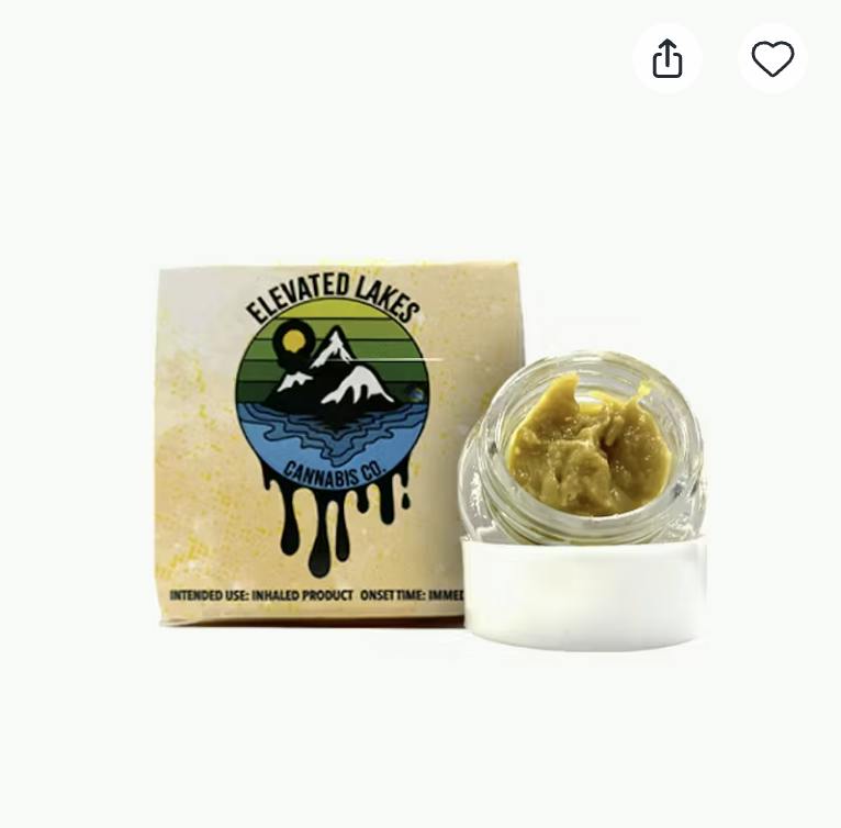 Elevated lakes | Strawbery Lemonade | Live Rosin | 3.5g