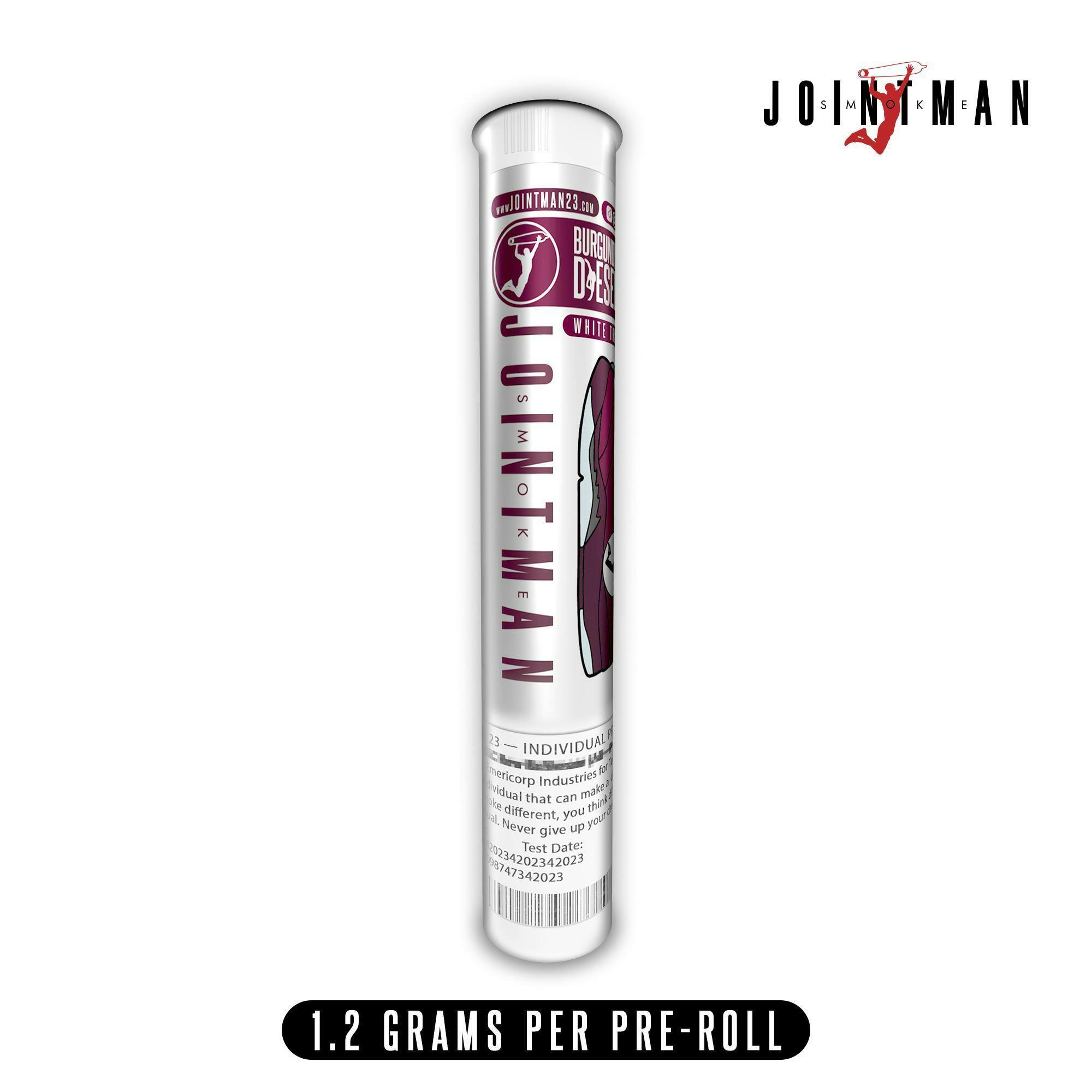Burgundy Diesel 5's | Joint | 1.2g